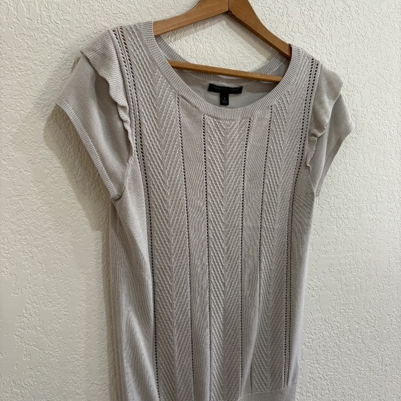 Banana Republic Knit Sweater Top‎ Women’s Small Beige - Picture 3 of 6